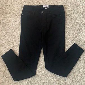 Paige Verdugo Ultra Skinny Black Denim Jeans sz 30